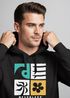 Hoodie Herren Print Surfing Rückenaufdruck Icons Maritim Kapuzen-Pullover Männer Fashion Streetstyle Neverless®preview