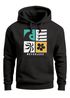 Hoodie Herren Print Surfing Rückenaufdruck Icons Maritim Kapuzen-Pullover Männer Fashion Streetstyle Neverless®preview