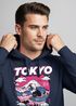 Hoodie Herren Print Tokyo Japan Fuji Frontprint Grafik Japanische Schriftzeichen Fashion Streetstyle Neverless®preview