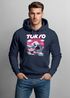 Hoodie Herren Print Tokyo Japan Fuji Frontprint Grafik Japanische Schriftzeichen Fashion Streetstyle Neverless®preview