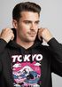 Hoodie Herren Print Tokyo Japan Fuji Frontprint Grafik Japanische Schriftzeichen Fashion Streetstyle Neverless®preview