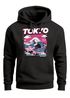 Hoodie Herren Print Tokyo Japan Fuji Frontprint Grafik Japanische Schriftzeichen Fashion Streetstyle Neverless®preview