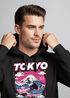 Hoodie Herren Print Tokyo Japan Fuji Frontprint Grafik Japanische Schriftzeichen Fashion Streetstyle Neverless®preview