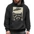 Hoodie Herren Print UFO Waschbär Racoon Aliens Fotodruck Kapuzenpulli  Frontprint Fashion Streetstyle Neverless®preview