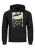 Hoodie Herren Print UFO Waschbär Racoon Aliens Fotodruck Kapuzenpulli  Frontprint Fashion Streetstyle Neverless®preview