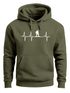 Hoodie Herren Print Wanderer Herzschlag Outdoor Natur Motiv Kapuzen-Pullover Männer Fashion Streetstyle Neverless®preview