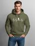 Hoodie Herren Print Wanderer Herzschlag Outdoor Natur Motiv Kapuzen-Pullover Männer Fashion Streetstyle Neverless®preview