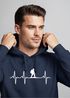 Hoodie Herren Print Wanderer Herzschlag Outdoor Natur Motiv Kapuzen-Pullover Männer Fashion Streetstyle Neverless®preview
