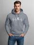 Hoodie Herren Print Wanderer Herzschlag Outdoor Natur Motiv Kapuzen-Pullover Männer Fashion Streetstyle Neverless®preview
