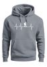 Hoodie Herren Print Wanderer Herzschlag Outdoor Natur Motiv Kapuzen-Pullover Männer Fashion Streetstyle Neverless®preview