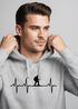 Hoodie Herren Print Wanderer Herzschlag Outdoor Natur Motiv Kapuzen-Pullover Männer Fashion Streetstyle Neverless®preview