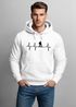 Hoodie Herren Print Wanderer Herzschlag Outdoor Natur Motiv Kapuzen-Pullover Männer Fashion Streetstyle Neverless®preview