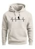 Hoodie Herren Print Wanderer Herzschlag Outdoor Natur Motiv Kapuzen-Pullover Männer Fashion Streetstyle Neverless®preview