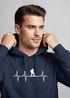 Hoodie Herren Print Wanderer Herzschlag Outdoor Natur Motiv Kapuzen-Pullover Männer Fashion Streetstyle Neverless®preview