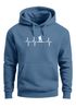 Hoodie Herren Print Wanderer Herzschlag Outdoor Natur Motiv Kapuzen-Pullover Männer Fashion Streetstyle Neverless®preview