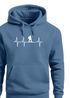 Hoodie Herren Print Wanderer Herzschlag Outdoor Natur Motiv Kapuzen-Pullover Männer Fashion Streetstyle Neverless®preview