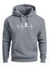 Hoodie Herren Print Wanderer Herzschlag Outdoor Natur Motiv Kapuzen-Pullover Männer Fashion Streetstyle Neverless®preview