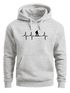Hoodie Herren Print Wanderer Herzschlag Outdoor Natur Motiv Kapuzen-Pullover Männer Fashion Streetstyle Neverless®preview