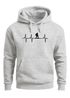 Hoodie Herren Print Wanderer Herzschlag Outdoor Natur Motiv Kapuzen-Pullover Männer Fashion Streetstyle Neverless®preview
