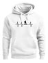 Hoodie Herren Print Wanderer Herzschlag Outdoor Natur Motiv Kapuzen-Pullover Männer Fashion Streetstyle Neverless®preview