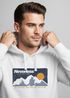 Hoodie Herren Print Wandern Berg-Grafik Vintage Retro Style Kapuzen-Pullover Männer Fashion Neverless®preview