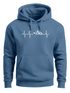 Hoodie Herren Print Wandern Berge Herzschlag Outdoor Aufdruck Motiv Männer Fashion Streetstyle Neverless®preview