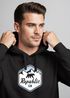 Hoodie Herren Republic California Bär Berge Wappen Print Aufdruck Kapuzen-Pullover Männer Fashion Streetstyle Neverless®preview