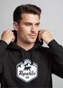 Hoodie Herren Republic California Bär Berge Wappen Print Aufdruck Kapuzen-Pullover Männer Fashion Streetstyle Neverless®preview