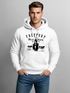 Hoodie Herren Retro Print Leuchturm Motiv Schriftzug Freeport Island Kapuzen-Pullover Männer Neverless®preview