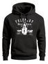 Hoodie Herren Retro Print Leuchturm Motiv Schriftzug Freeport Island Kapuzen-Pullover Männer Neverless®preview