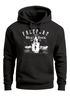 Hoodie Herren Retro Print Leuchturm Motiv Schriftzug Freeport Island Kapuzen-Pullover Männer Neverless®preview
