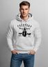 Hoodie Herren Retro Print Leuchturm Motiv Schriftzug Freeport Island Kapuzen-Pullover Männer Neverless®preview