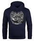 Hoodie Herren Rockabilly Hot Rod Rock n Roll Auto Kapuzen-Pullover Neverless®preview