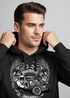 Hoodie Herren Rockabilly Hot Rod Rock n Roll Auto Kapuzen-Pullover Neverless®preview