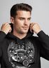 Hoodie Herren Rockabilly Hot Rod Rock n Roll Auto Kapuzen-Pullover Neverless®preview