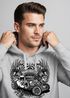 Hoodie Herren Rockabilly Hot Rod Rock n Roll Auto Kapuzen-Pullover Neverless®preview