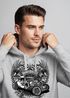 Hoodie Herren Rockabilly Hot Rod Rock n Roll Auto Kapuzen-Pullover Neverless®preview