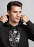 Hoodie Herren Santa Muerte La catrina Mexican Skull Dia de los Muertos Tattoo Design Kapuzen-Pullover Männer Neverless®preview