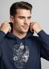 Hoodie Herren Santa Muerte La catrina Mexican Skull Dia de los Muertos Tattoo Design Kapuzen-Pullover Männer Neverless®preview