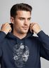 Hoodie Herren Santa Muerte La catrina Mexican Skull Dia de los Muertos Tattoo Design Kapuzen-Pullover Männer Neverless®preview