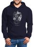 Hoodie Herren Santa Muerte La catrina Mexican Skull Dia de los Muertos Tattoo Design Kapuzen-Pullover Männer Neverless®preview