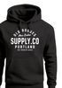 Hoodie Herren Schriftzug Aufschrift Schrift Retro College Freizeit Sport Kapuzen-Pullover Männer Fashion Streetstyle Neverless®preview