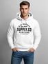 Hoodie Herren Schriftzug Aufschrift Schrift Retro College Freizeit Sport Kapuzen-Pullover Männer Fashion Streetstyle Neverless®preview