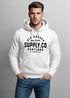 Hoodie Herren Schriftzug Aufschrift Schrift Retro College Freizeit Sport Kapuzen-Pullover Männer Fashion Streetstyle Neverless®preview