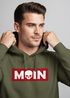 Hoodie Herren Schriftzug Moin Skull Totenkopf Aufdruck Print Parodie Hamburg Männer Fashion Streetstyle Neverless®preview