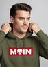 Hoodie Herren Schriftzug Moin Skull Totenkopf Aufdruck Print Parodie Hamburg Männer Fashion Streetstyle Neverless®preview