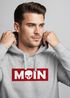 Hoodie Herren Schriftzug Moin Skull Totenkopf Aufdruck Print Parodie Hamburg Männer Fashion Streetstyle Neverless®preview