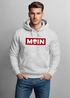 Hoodie Herren Schriftzug Moin Skull Totenkopf Aufdruck Print Parodie Hamburg Männer Fashion Streetstyle Neverless®preview