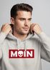 Hoodie Herren Schriftzug Moin Skull Totenkopf Aufdruck Print Parodie Hamburg Männer Fashion Streetstyle Neverless®preview