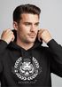 Hoodie Herren Schriftzug Oldschool Print Tiger Kapuzen-Pullover Bedruckt Männer Fashion Streetstyle Neverless®preview